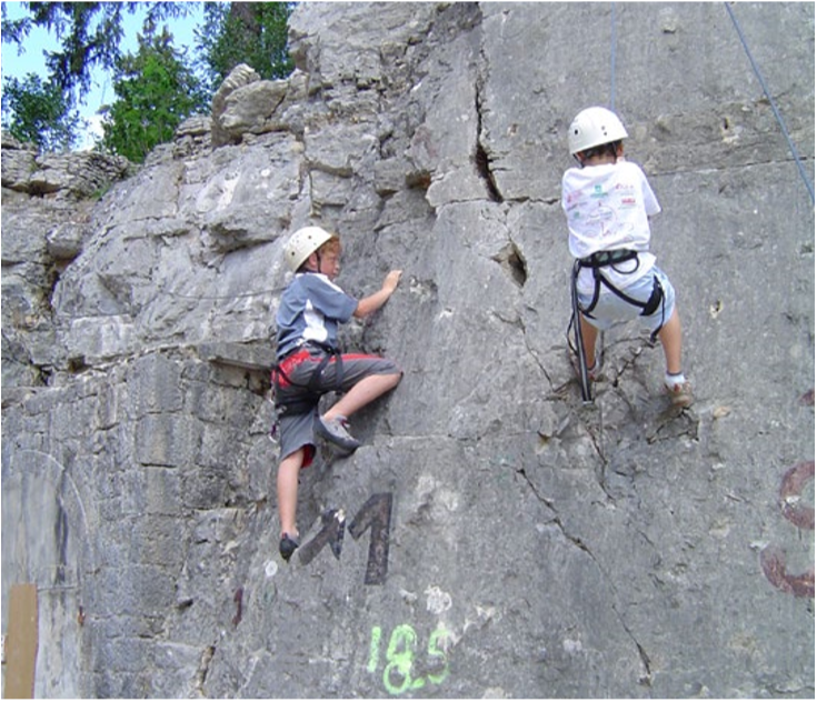 Activité - Escalade - Station des Rousses - Groupe - Jura