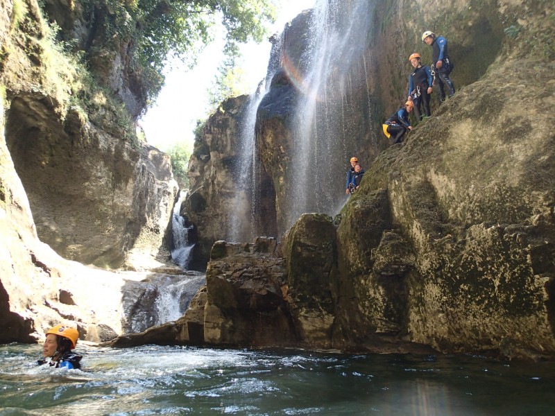 Canyoning - Station des Rousses - Sortie - Groupe - Jura