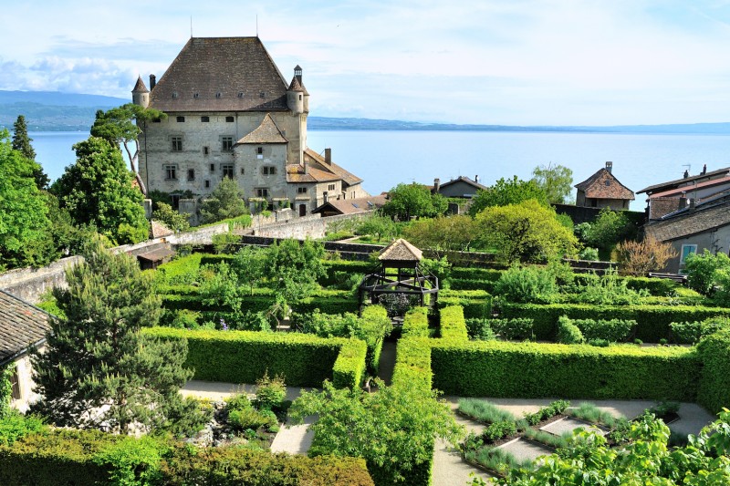 Jardin des 5 sens - Yvoire - Nyon - Station des Rousses - Jura - Suisse - Groupe