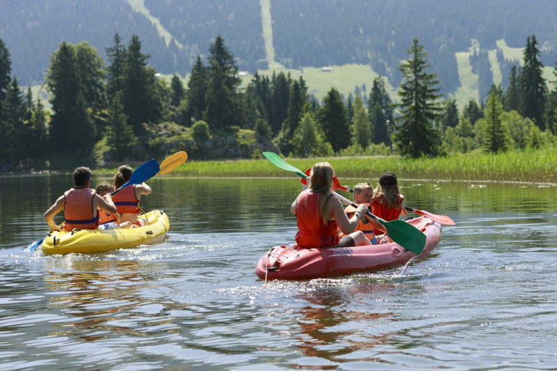 Lac des Rousses - Station des Rousses - canoë - kayak - Jura - Groupe