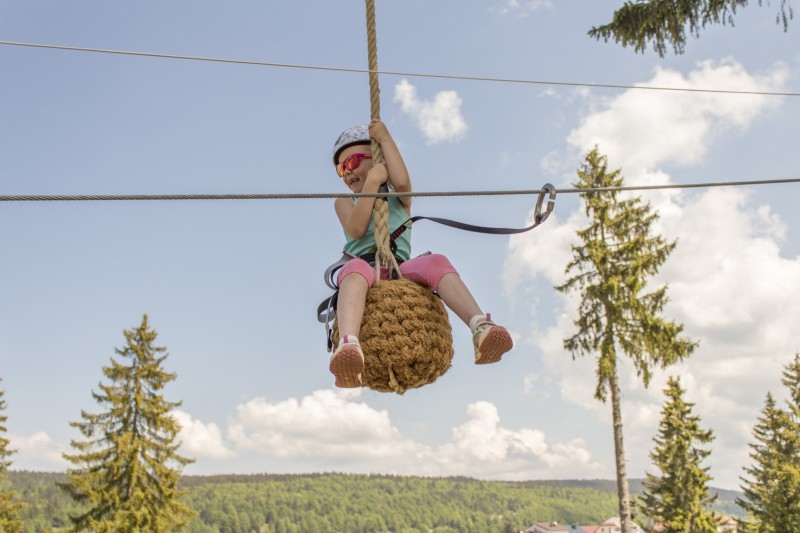 Parcours Commando Enfant - Station des Rousses - Groupe - Jura