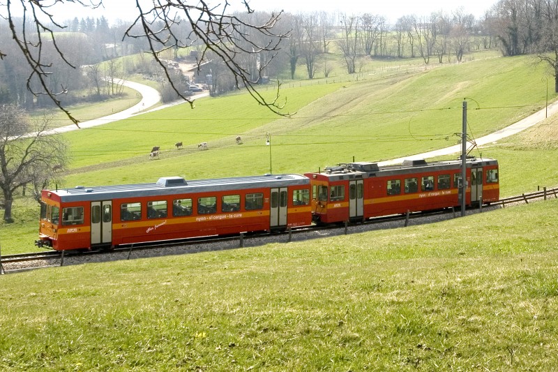 train touristique La Cure Nyon