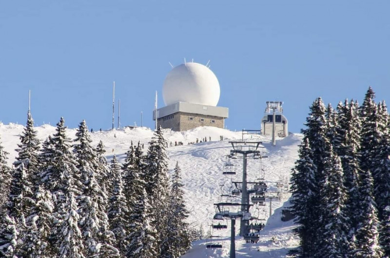 Télésiège de la Dôle en hiver pistes de ski