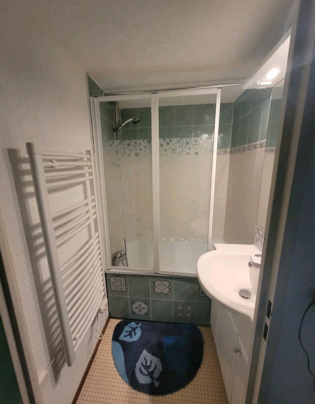 SDB avec paroi de douche