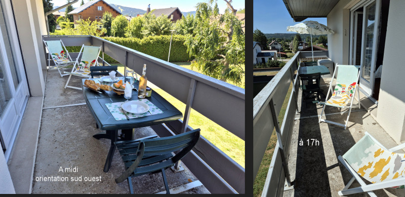 Balcon en été
