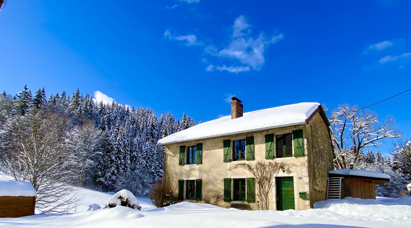 Extérieur hiver façade Est