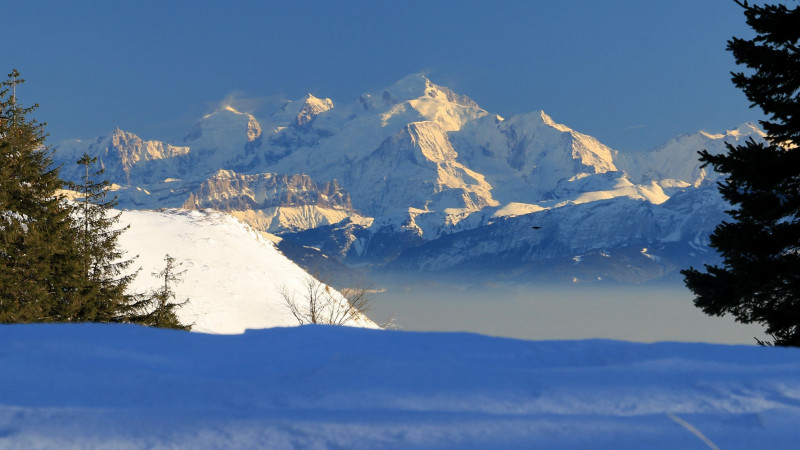 MONT BLANC depuis les Monts Jura