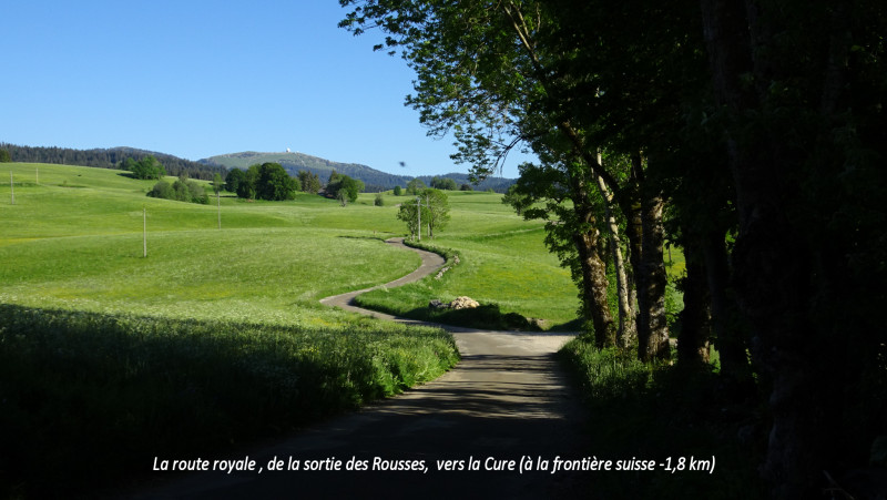 route royale vers La Cure