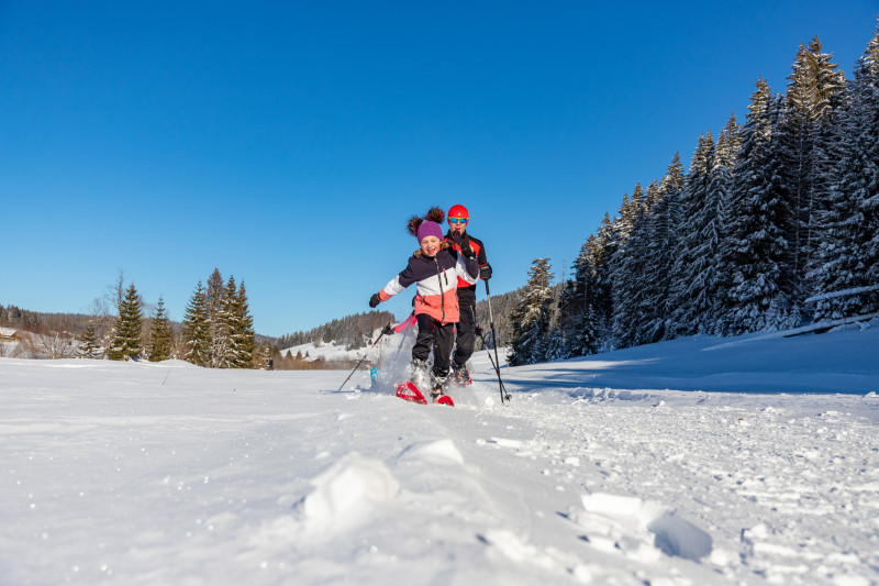 Ski-raquettes-neige-bus-Station des Rousses-Jura sur Léman-Haut Jura-Les Rousses